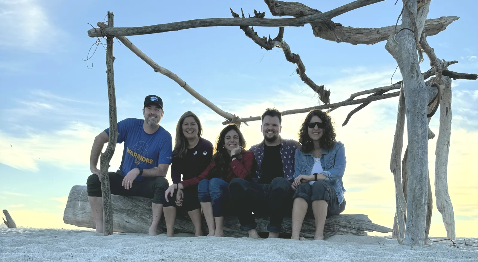 The HumanSide facilitation team together at sunset.