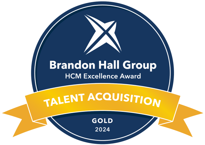 Brandon Hall Group Gold award seal for Talent Acquisition
